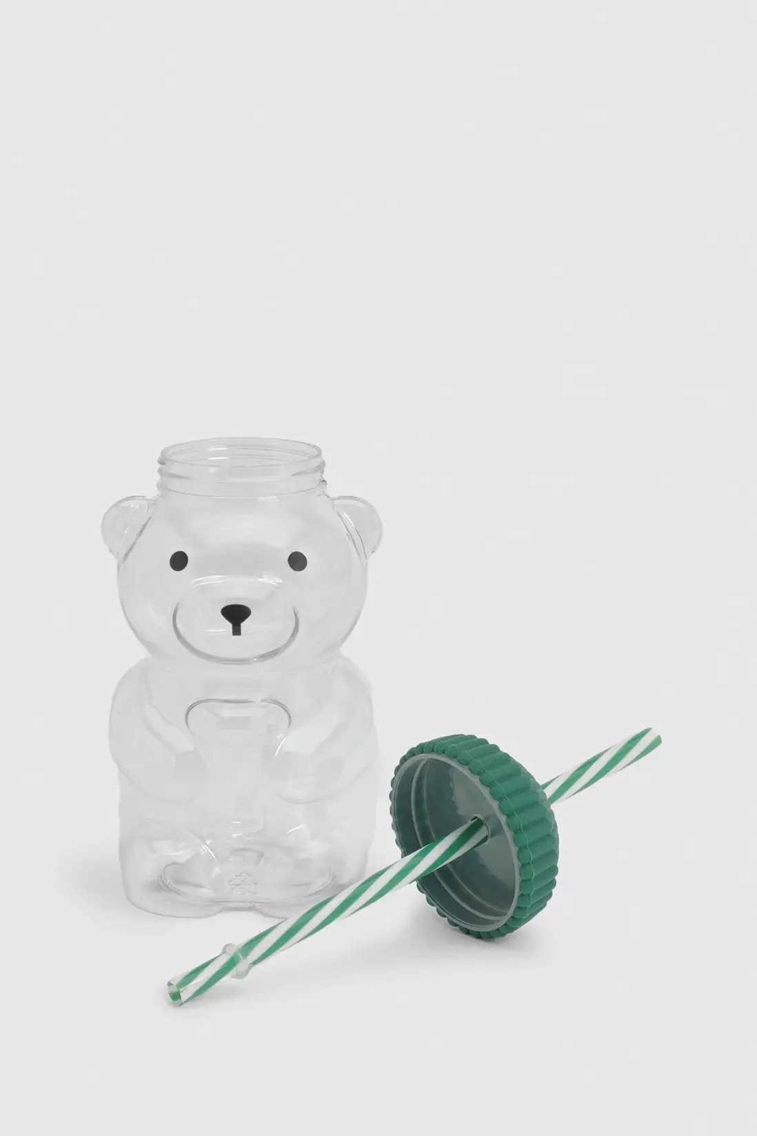 Green Plastic Bear Straw Cup | Boohoo | Boohoo.com (UK & IE)