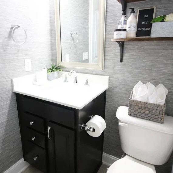 Simulated Gray Grasscloth Wallpaper NT33705 | Etsy | Etsy (US)