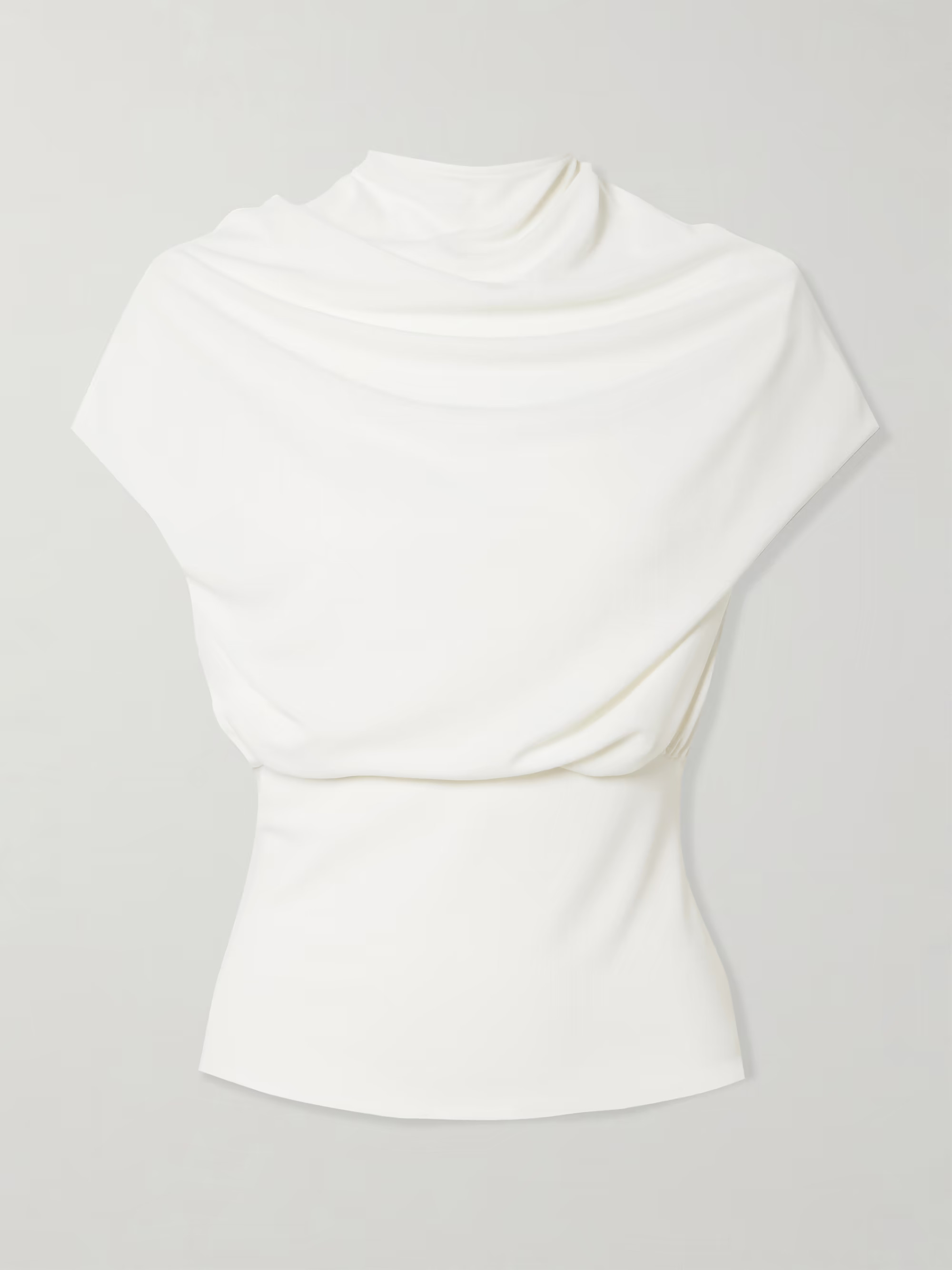 Jocelyn draped stretch-jersey top | NET-A-PORTER (US)