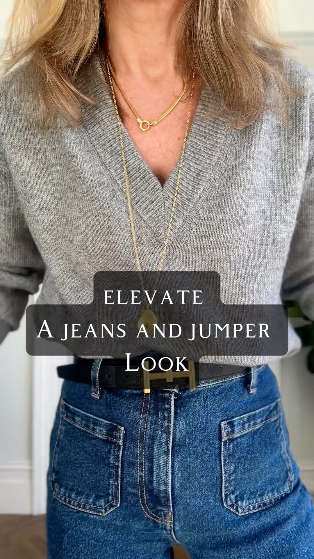 Elevate a simple jeans and jumper with a few details.
Easy everyday look


#LTKstyletip #LTKover50style #LTKuk