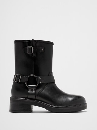 Leather Moto Boot | Banana Republic Factory