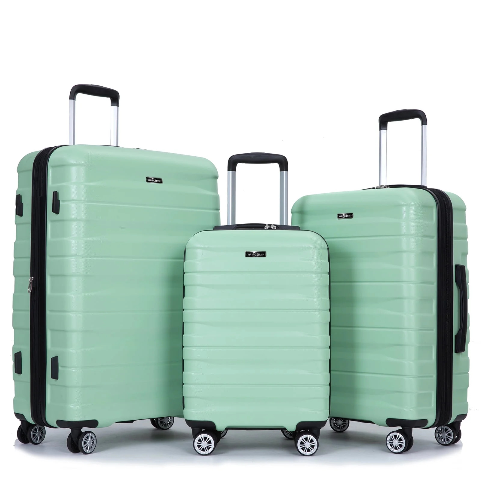 Tripcomp Hardside Luggage Set,Carry-on,Lightweight Suitcase Set of 3Piece with Spinner Wheels,TSA... | Walmart (US)