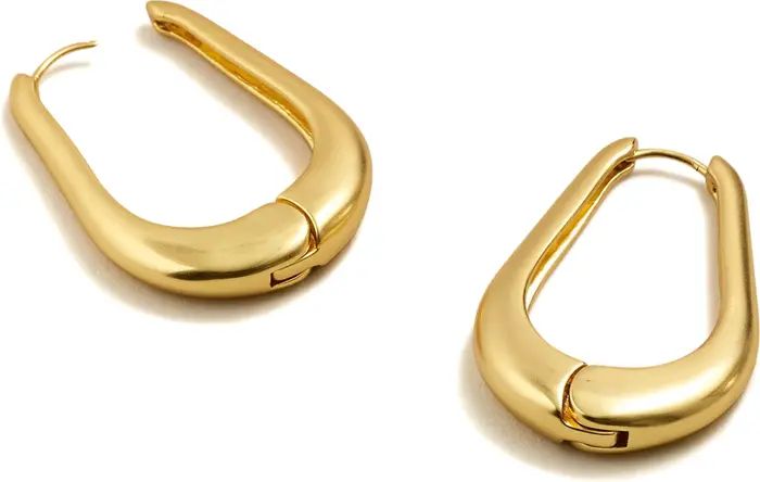 Madewell Large Droplet Hoop Earrings | Nordstrom | Nordstrom