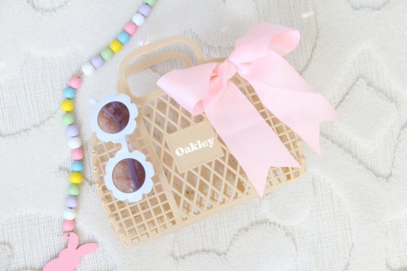 Easter Basket Kids Easter Basket Personalized Jelly Bag for | Etsy | Etsy (US)