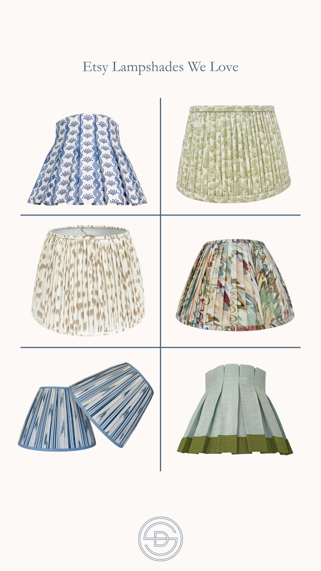 Shop @Etsy for unique, handmade lampshades that make even the simplest lamp feel a little more special. 

From pleated patterns and block prints to scalloped edges and gathered details, Etsy is one of our favorite places to find beautiful shades that add color, pattern, and personality to a room.

A small detail that can completely transform a lamp—and your space.

#etsyhomedecor #etsyfind #grandmillennialdecor #classichome  #etsy

#LTKHome #LTKSaleAlert