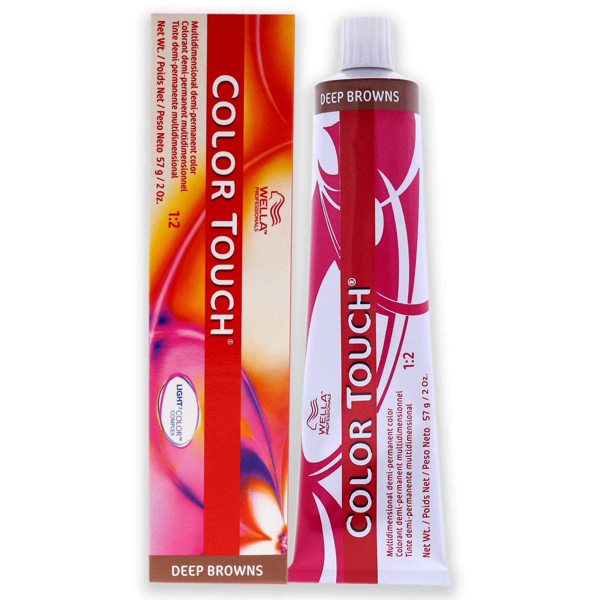 Color Touch Demi-Permanent Color - 6 77 Dark Blonde-Intense Brown by Wella for Unisex - 2 oz Hair... | Walmart (US)