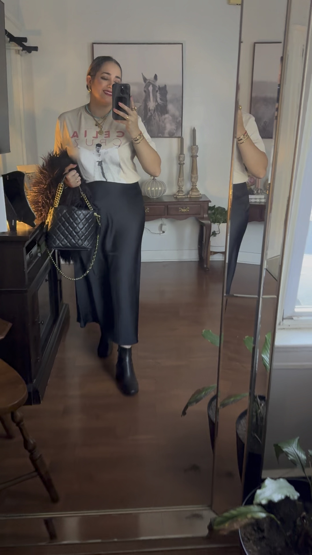 This OOTD is perfect for a night out in the Fall! I’m in love with this black satin skirt from @Target. It’s a basic for any Fall fashion look. 

#LTKStyleTip #LTKVideo #LTKWorkwear