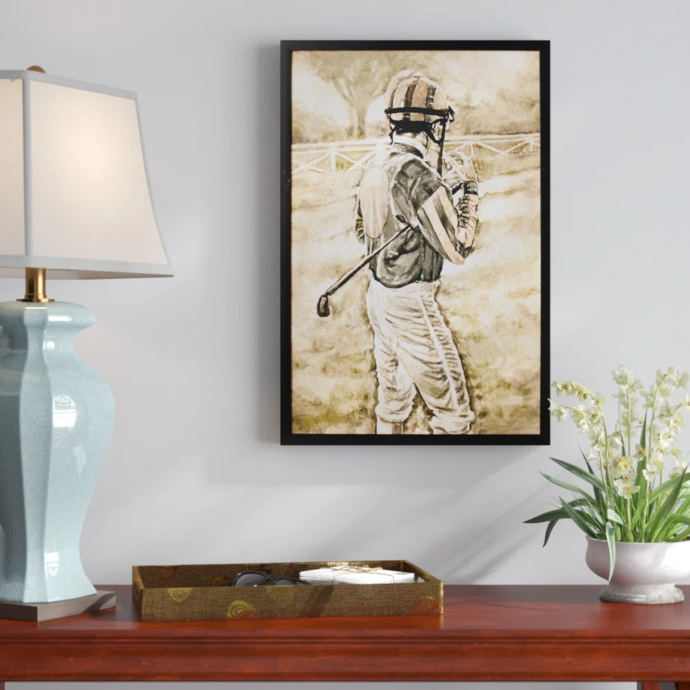 Charlton Home® The Jockey - Picture Frame Print on Canvas | Wayfair | Wayfair North America