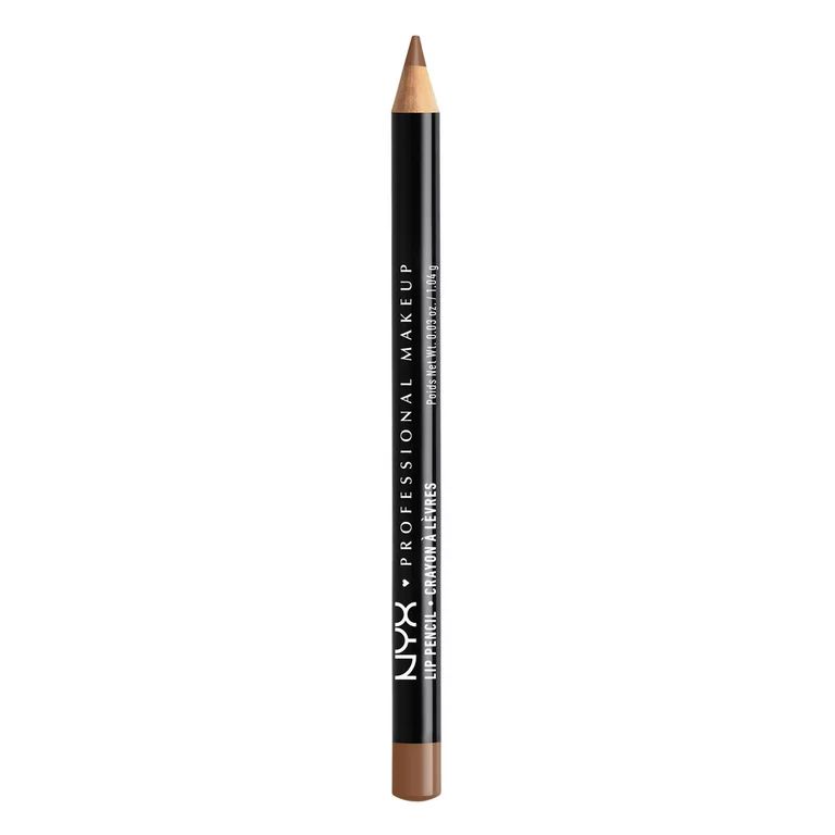 NYX Professional Makeup Slim Lip Pencil, Long-Lasting Creamy Lip Liner, Nude Truffle, 0.035 oz. | Walmart (US)
