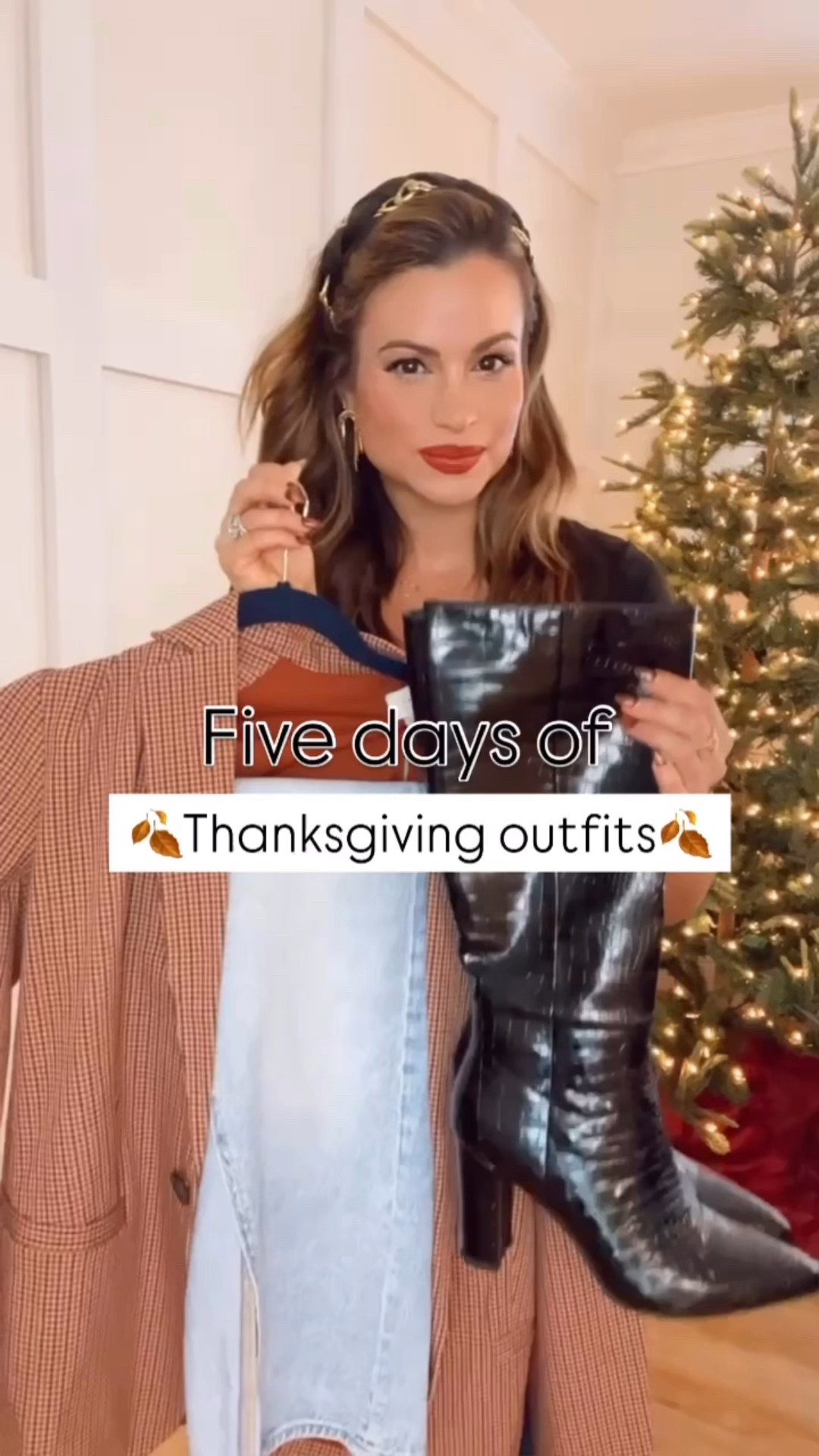 Five days of Thanksgiving outfits

I love the classic and chicness of this outfit combination! Would also be a great fall workwear outfit 


Thanksgiving outfits 
Fall outfits 
Fall workwear 

#LTKStyleTip #LTKootd #LTKHoliday