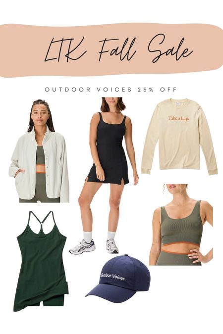 LTK Fall Sale - Outdoor Voices 25% off everything

graphic long sleeve, workout clothes, workout wear, outdoor voices hat, warmup dress, exercise dress, seamless bra, sports bra, recfleece, snap jacket, exercise clothes

#LTKsalealert #LTKfitness #LTKSale
