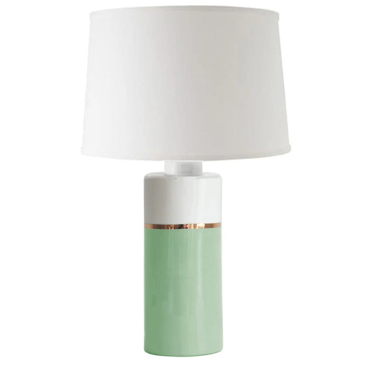 Cabbage Patch Green Color Block Column Lamp | Ruby Clay Company