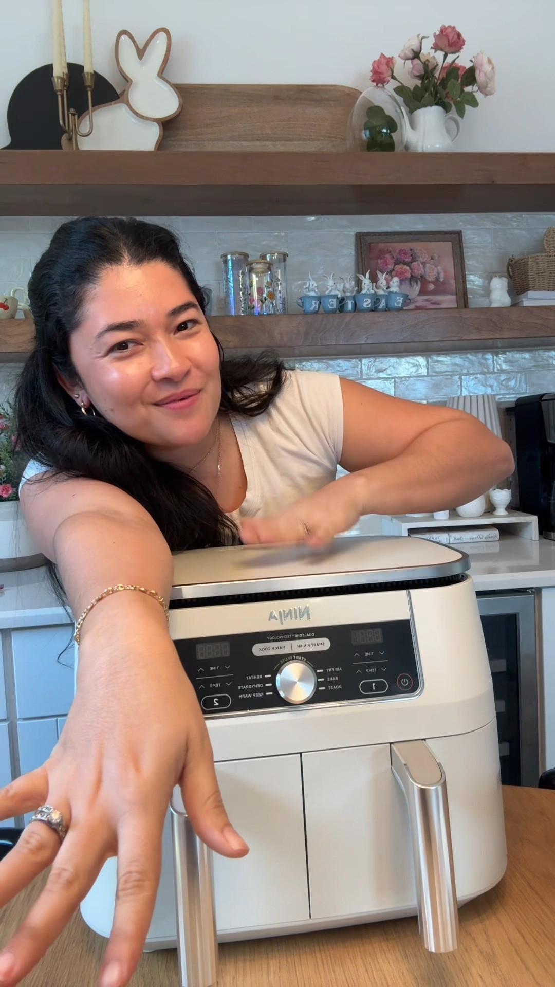 Ninja Air Fryer double basket color white #ninja

#LTKfoodie #LTKSaleAlert #LTKHome