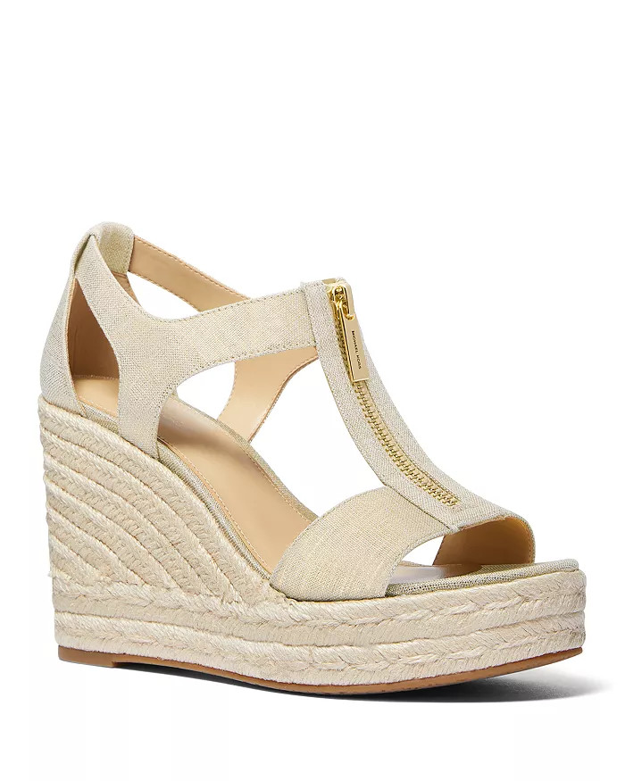 Michael Kors Women's Berkley Front Zip Espadrille Wedge Heel Platform Sandals   Back to results -... | Bloomingdale's (US)