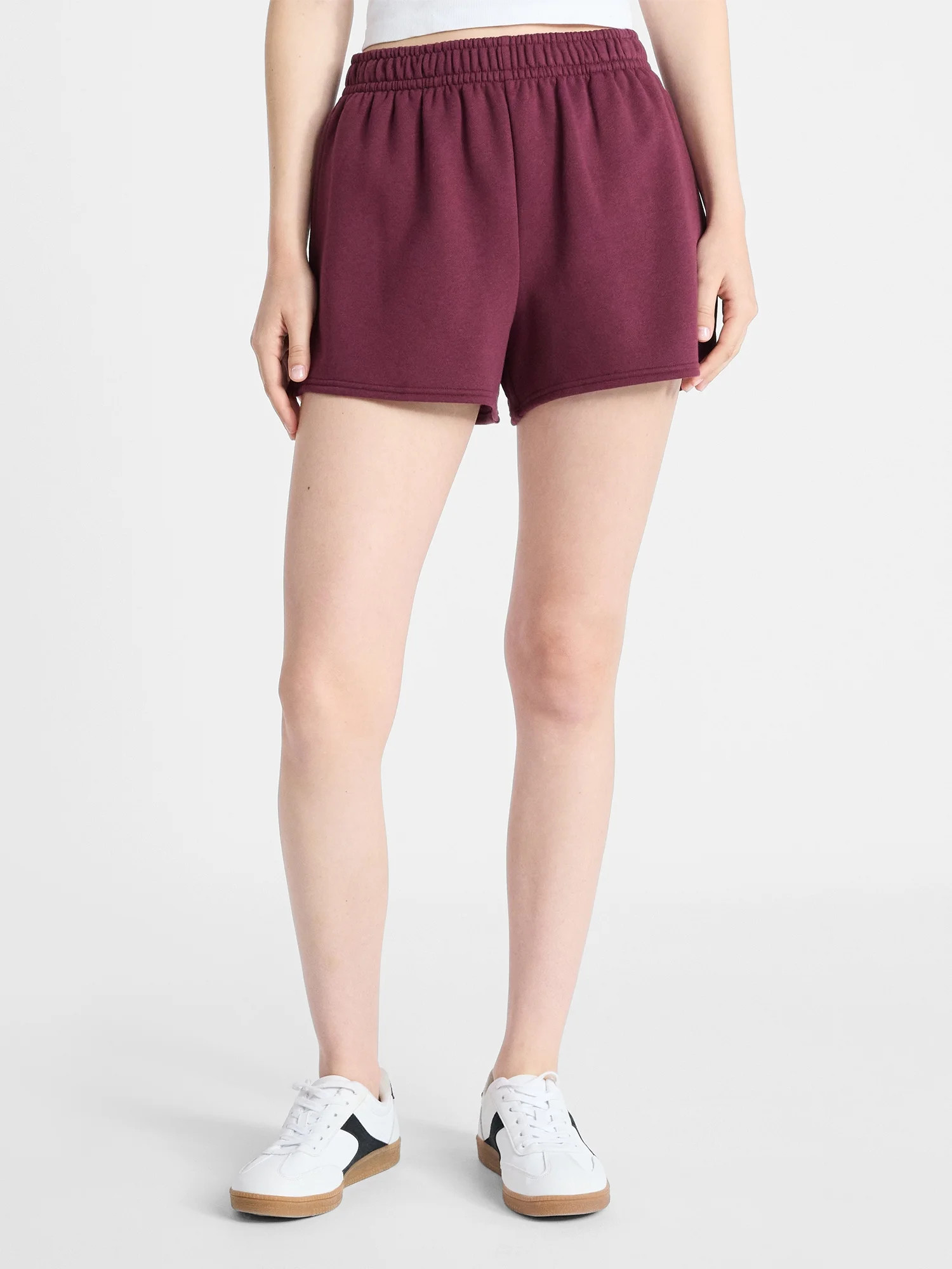 No Boundaries Fleece Shorts, 3'' Inseam, Women’s | Walmart (US)