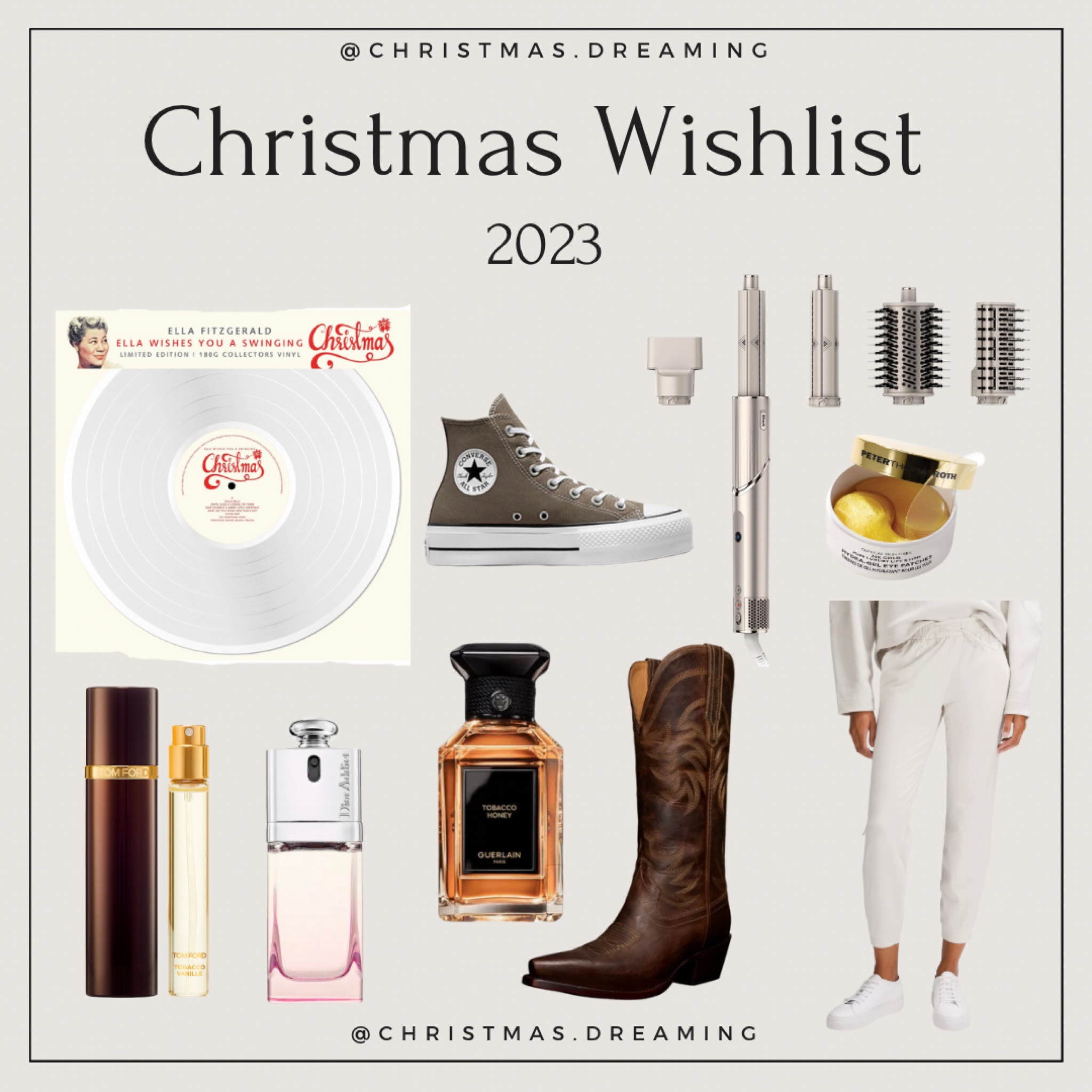 My Christmas Wishlist 2023!

Black Friday deals on most of these items! My favorite gifting item is nice luxury perfume!
Tecovas cowgirl boots are- 20% off
Nieman Marcus- $50 off a $250 purchase 

#LTKHoliday #LTKCyberWeek #LTKGiftGuide