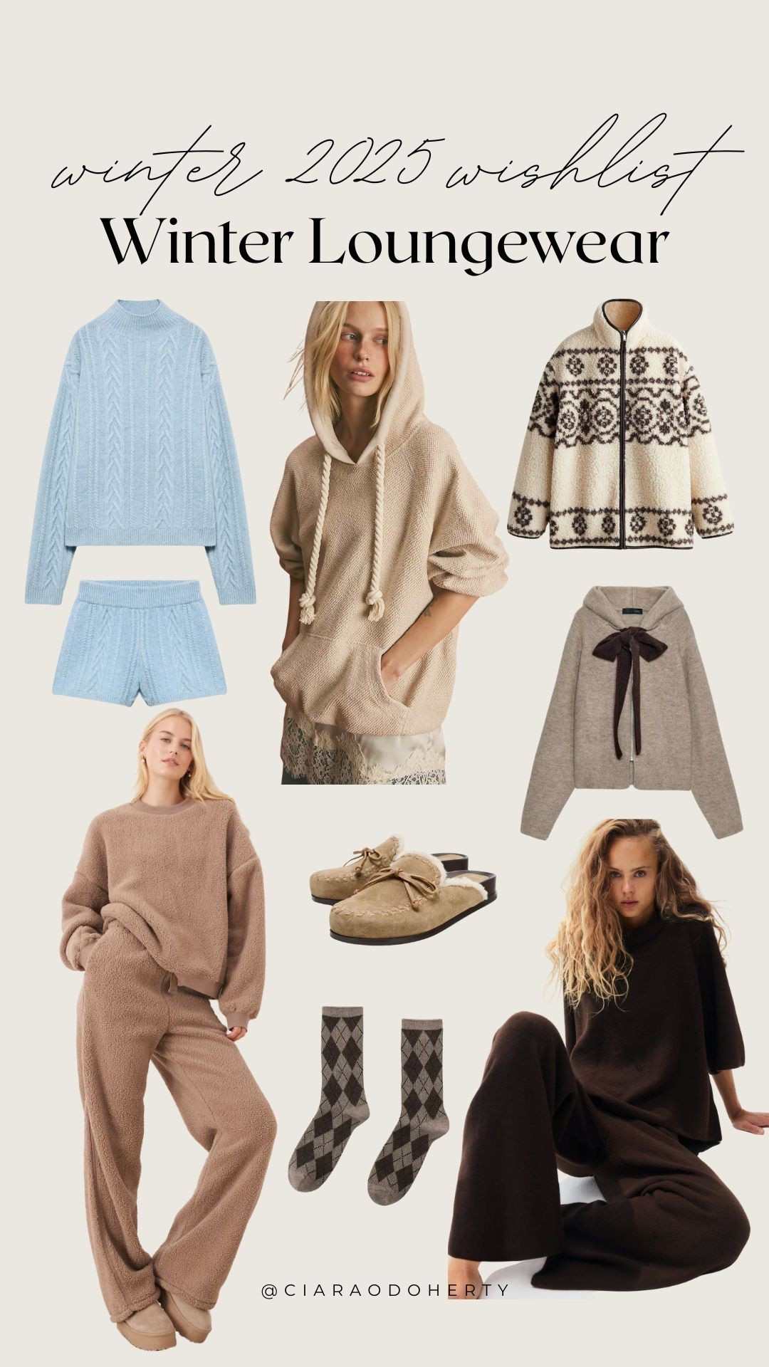 Winter 2025 Wishlist: Winter Loungewear
ASOS, Zara, free people, h&m 

#LTKeurope #LTKireland #LTKfestive