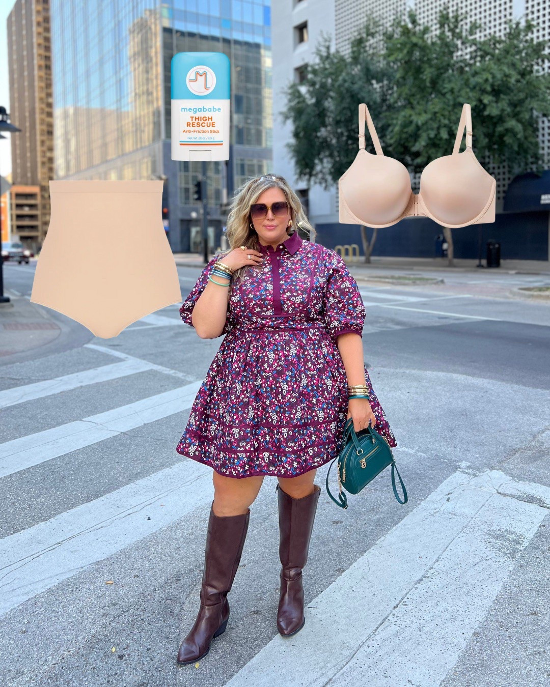 Underneath it all - my favorite plus size garments! I wear a 3X in the shapewear and the dress is a 20! Use my discount code ASHLEYDXSPANX sitewide! 

Plus size fashion, plus size style, undergarments, everyday essentials