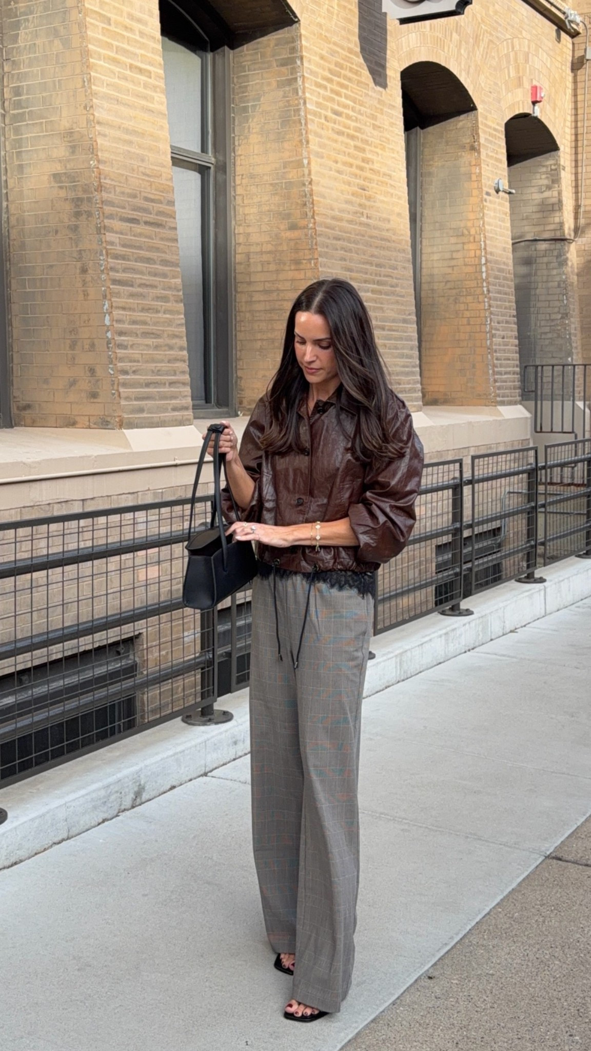Wearing my true size S in jacket and pants, sized down in cami (XS)!

Fall date night outfit / happy hour / business casual plaid pants

#LTKootd #LTKNYFW #LTKSeasonal
