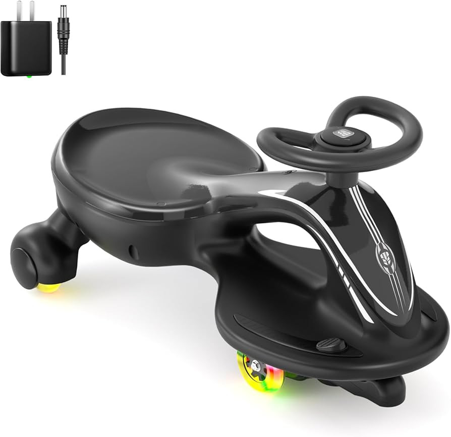 XJD Electric Wiggle Car Ride On Toy, 2 in 1 Wiggle Car Rechargeable Battery with Anti-Rollover Co... | Amazon (US)