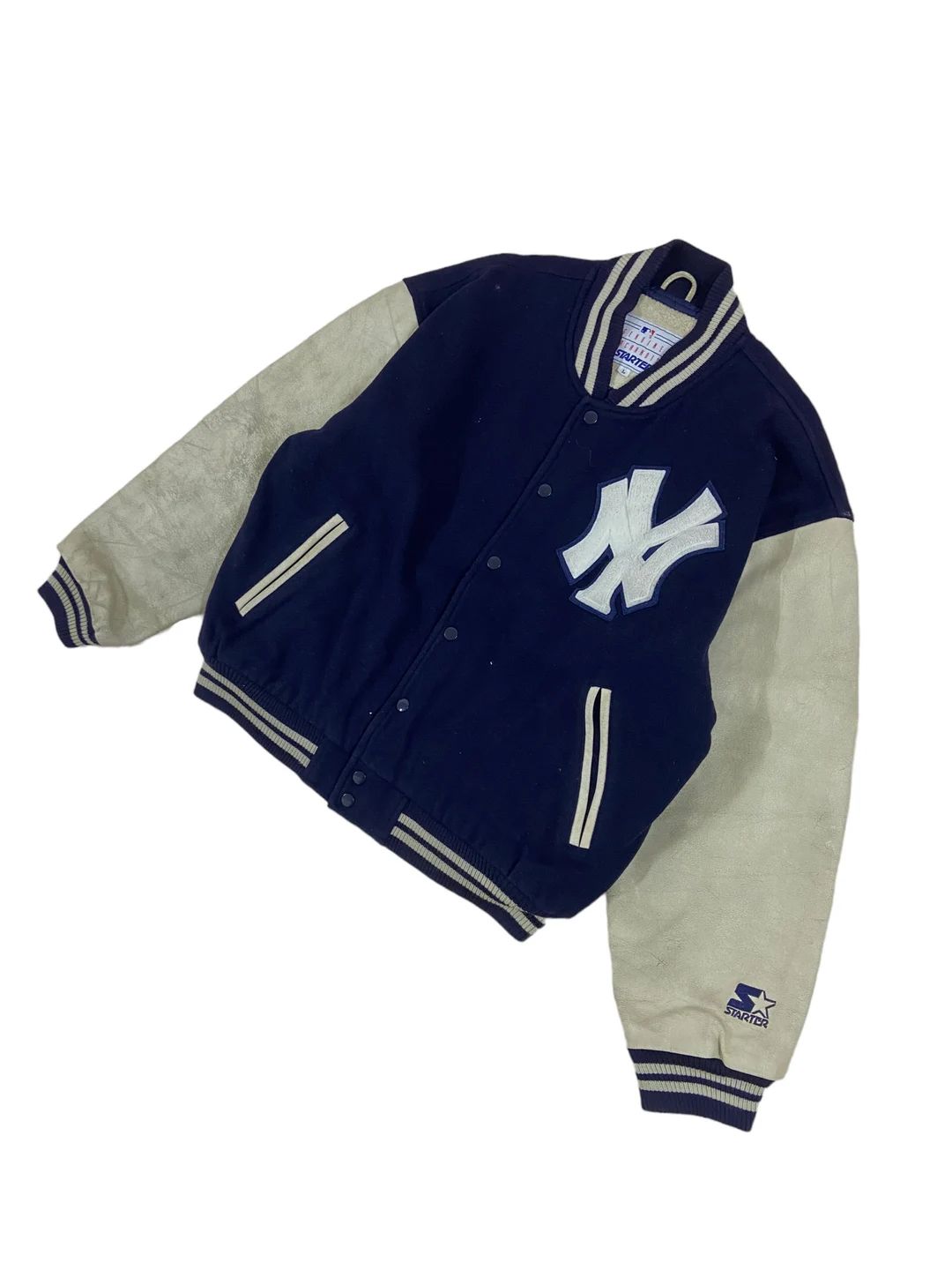 Vintage New York Yankees Starter Wool Leather Varsity Jacket MLB Baseball - Etsy Canada | Etsy (CAD)
