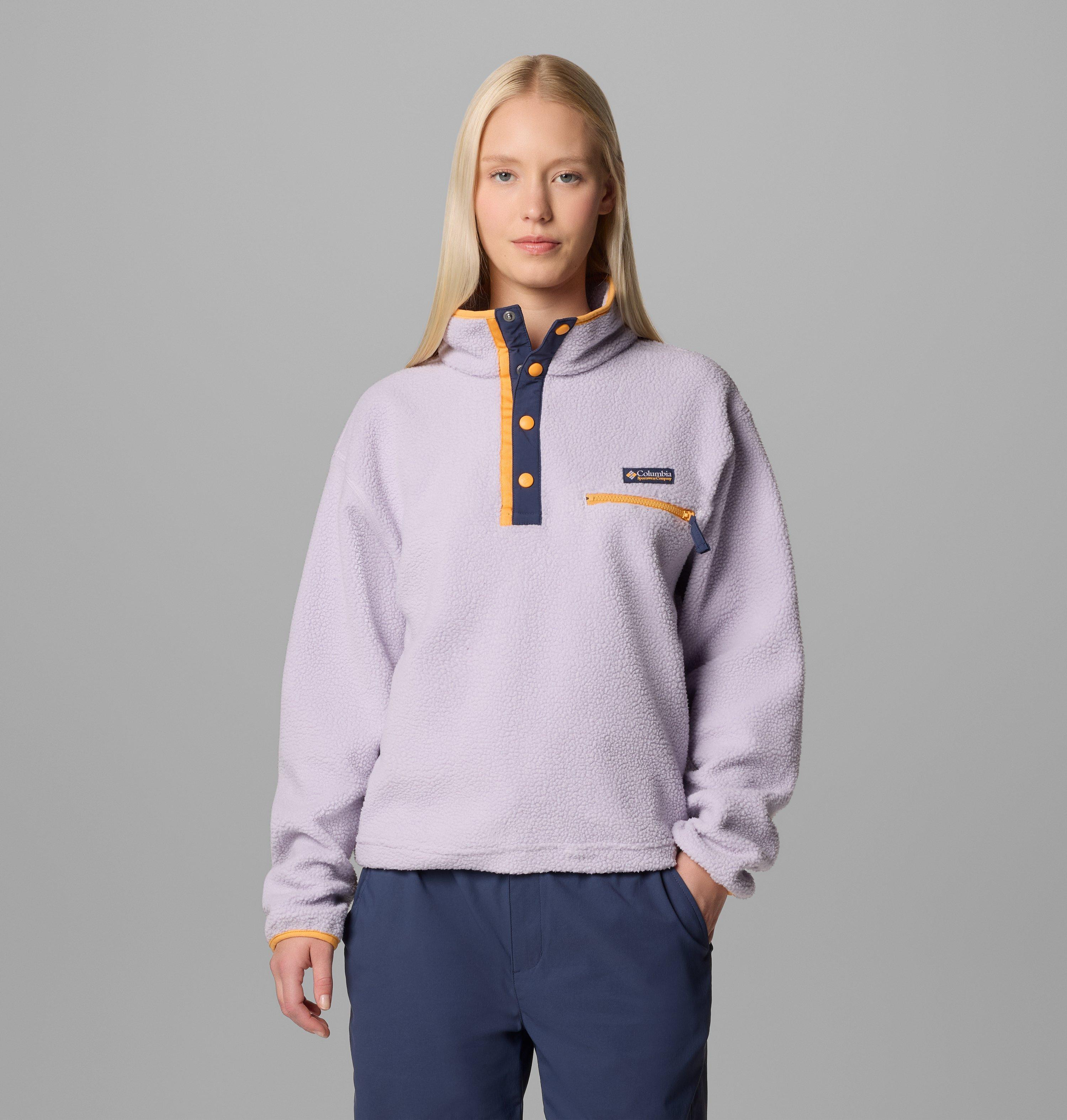 Columbia Women's Helvetia II Cropped Half Snap Fleece Pullover- | Columbia Sportswear