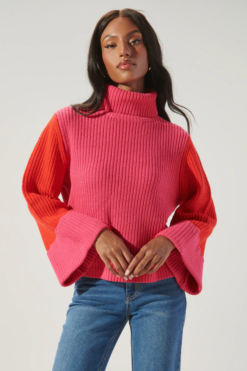 Jojo Colorblock Sweater | Sugarlips