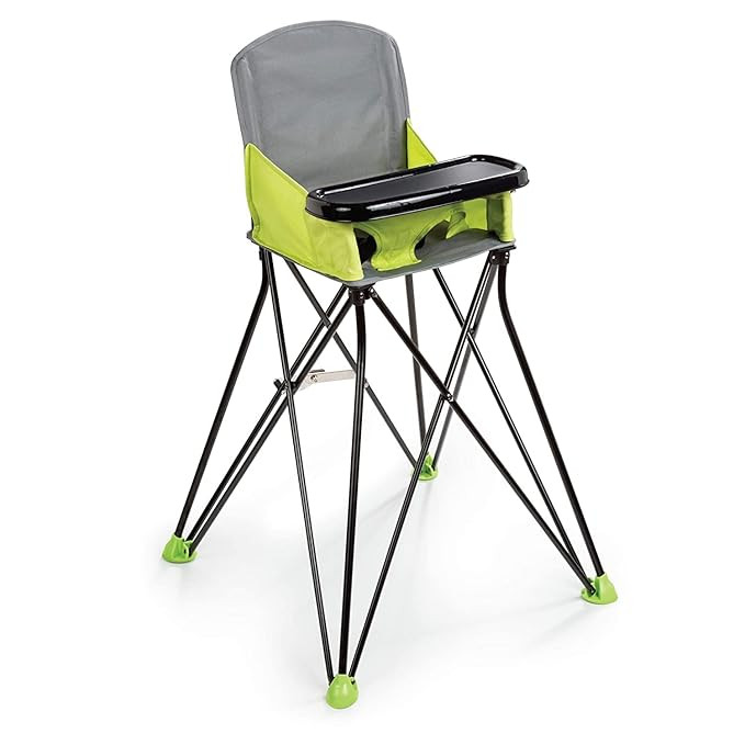 Bright Starts Pop ‘n Sit Portable Highchair, Green - Portable Highchair For Indoor/Outdoor Dini... | Amazon (US)