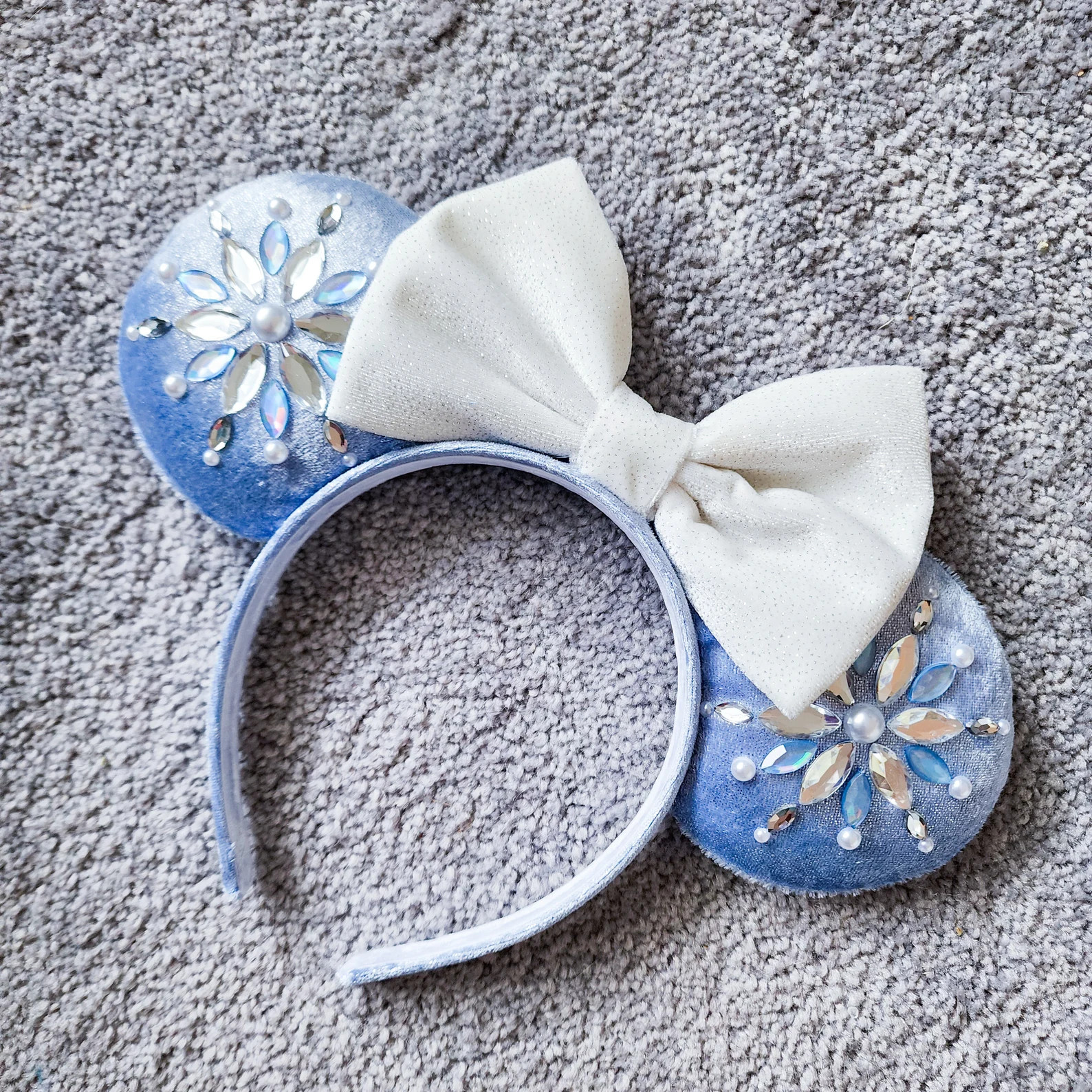 Ice Queen Ears | Frozen Inspired Ears | Mouse Ears | Snow Queen Ears | Mouse Ears Headband - Etsy | Etsy (US)