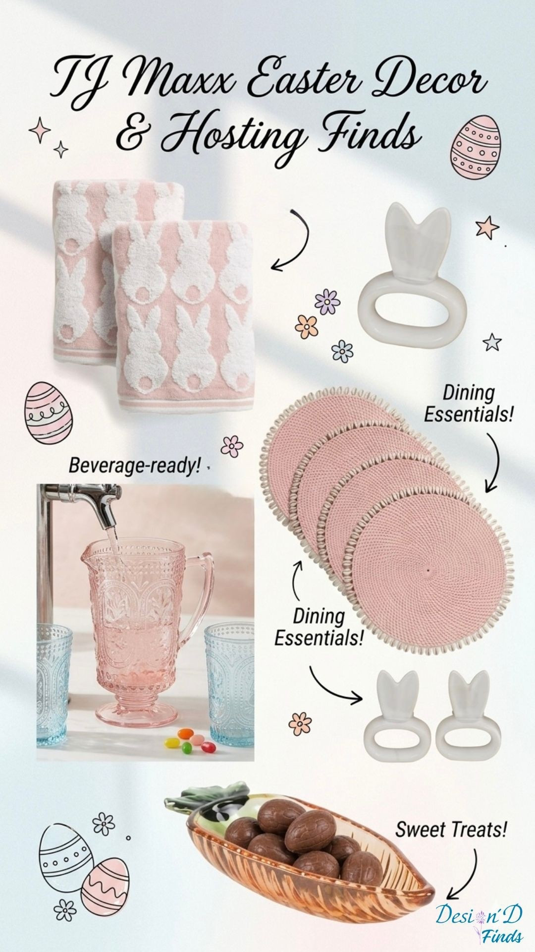 TJ Maxx Easter Decor & Hosting Deals! 

@tjmaxx 

#deals #easter #holiday #homedecor #hosting

#LTKHome #LTKSaleAlert #LTKSpringSale