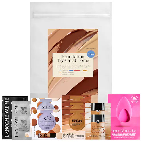 Foundation Try-On Sample Bag With Redeemable Voucher | Sephora (US)