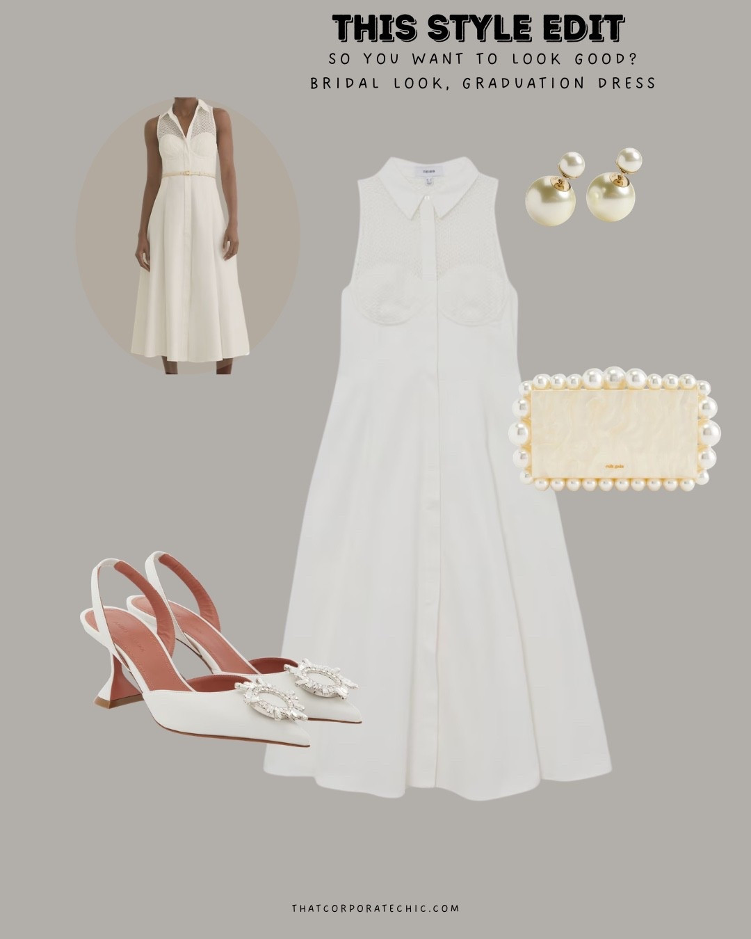 graduation dresses
Bridal outfit 
White dress style for summer 

#LTKstyletip #LTKdresses #LTKsummer