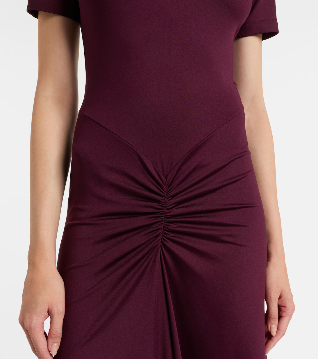 Ruched jersey midi dress | Mytheresa (US/CA)