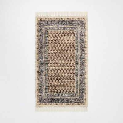 Persian Printed Paisley Style Rug Navy - Threshold™ designed with Studio McGee™ | Target
