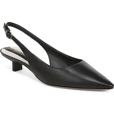 Franco Sarto Pura Slingback Pointed Toe Kitten Heel Pump in Cognac at Nordstrom, Size 5 | Nordstrom