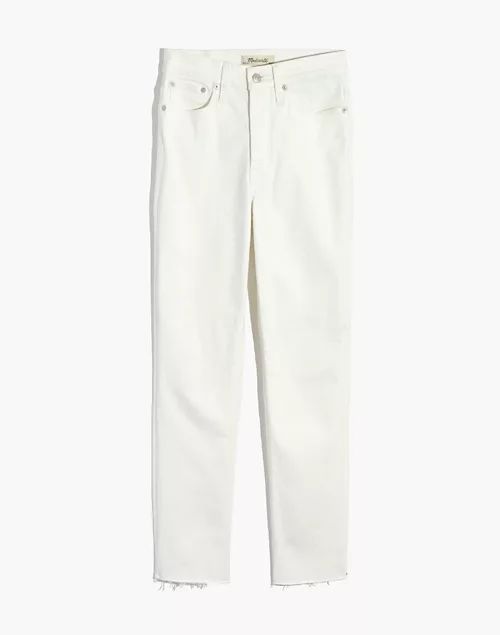 The Petite Perfect Vintage Jean in Tile White: Raw-Hem Edition | Madewell