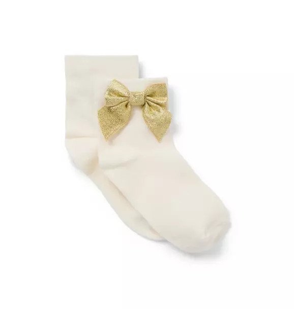 Sparkle Bow Sock | Janie and Jack