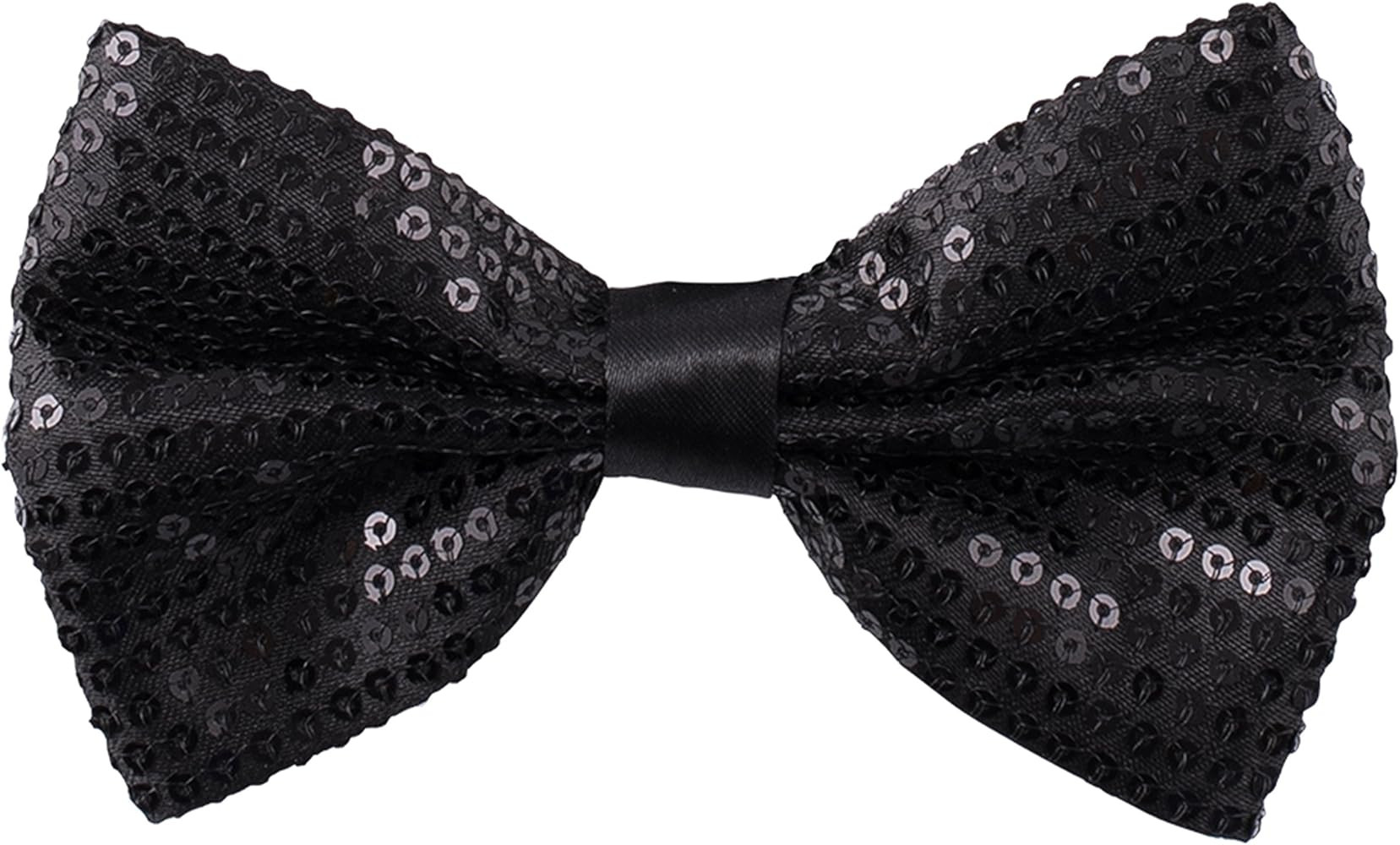 Sequin Bow Ties for Men - Pre-tied Adjustable Length Bowtie, Many Colors to Choose From | Amazon (US)