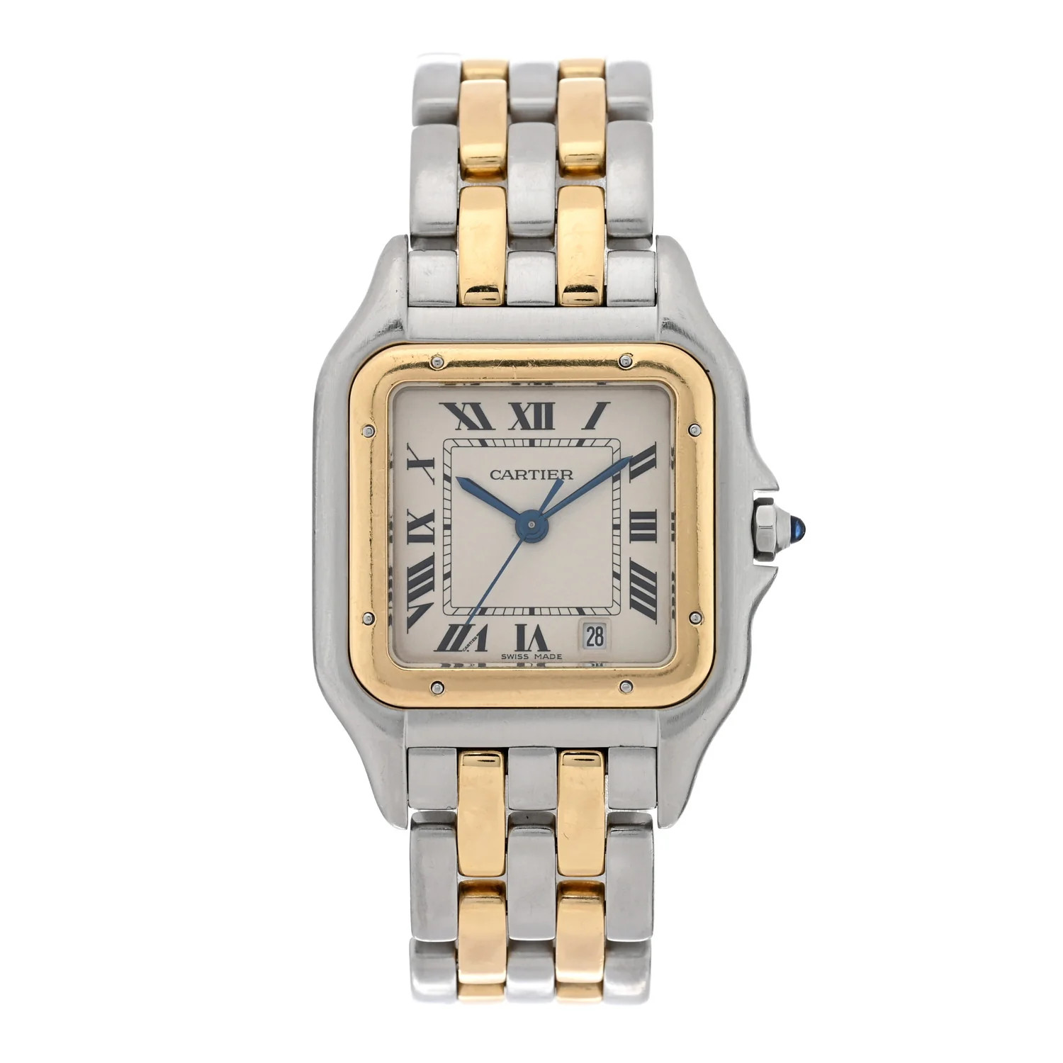 Cartier Stainless Steel 18K Yellow Gold 27mm Panthere Quartz Watch 1710186 | FASHIONPHILE (US)