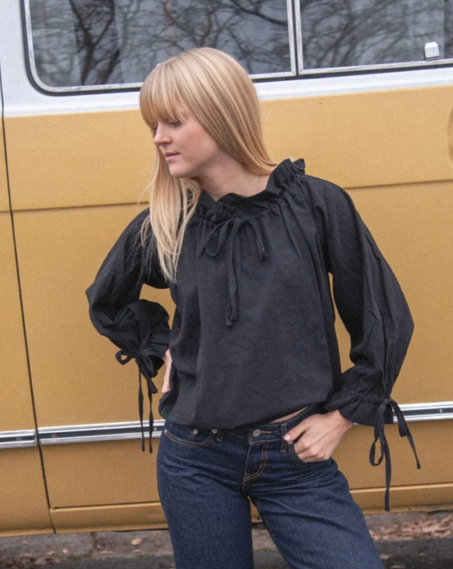 The Ruth Blouse - Midnight | Sonderhaus