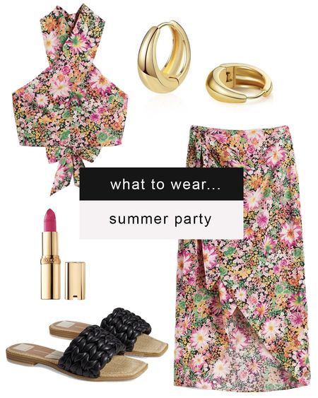 Floral outfit to wear to a graduation party, summer party #floraloutfit #over40summerstyle #floralskirt #summertrends2024 #over40style

#LTKVideo #LTKOver40 #LTKStyleTip