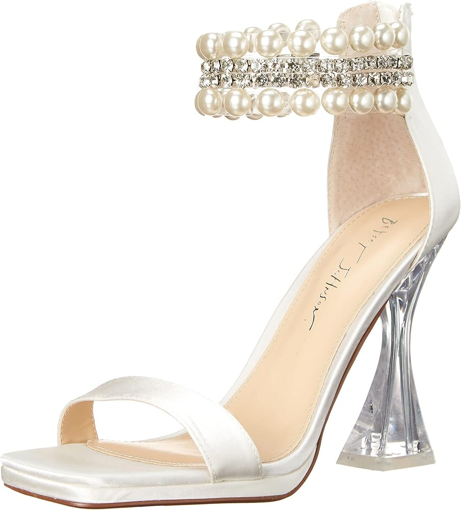 Betsey Johnson Women's Sb-Rider Heeled Sandal | Amazon (US)
