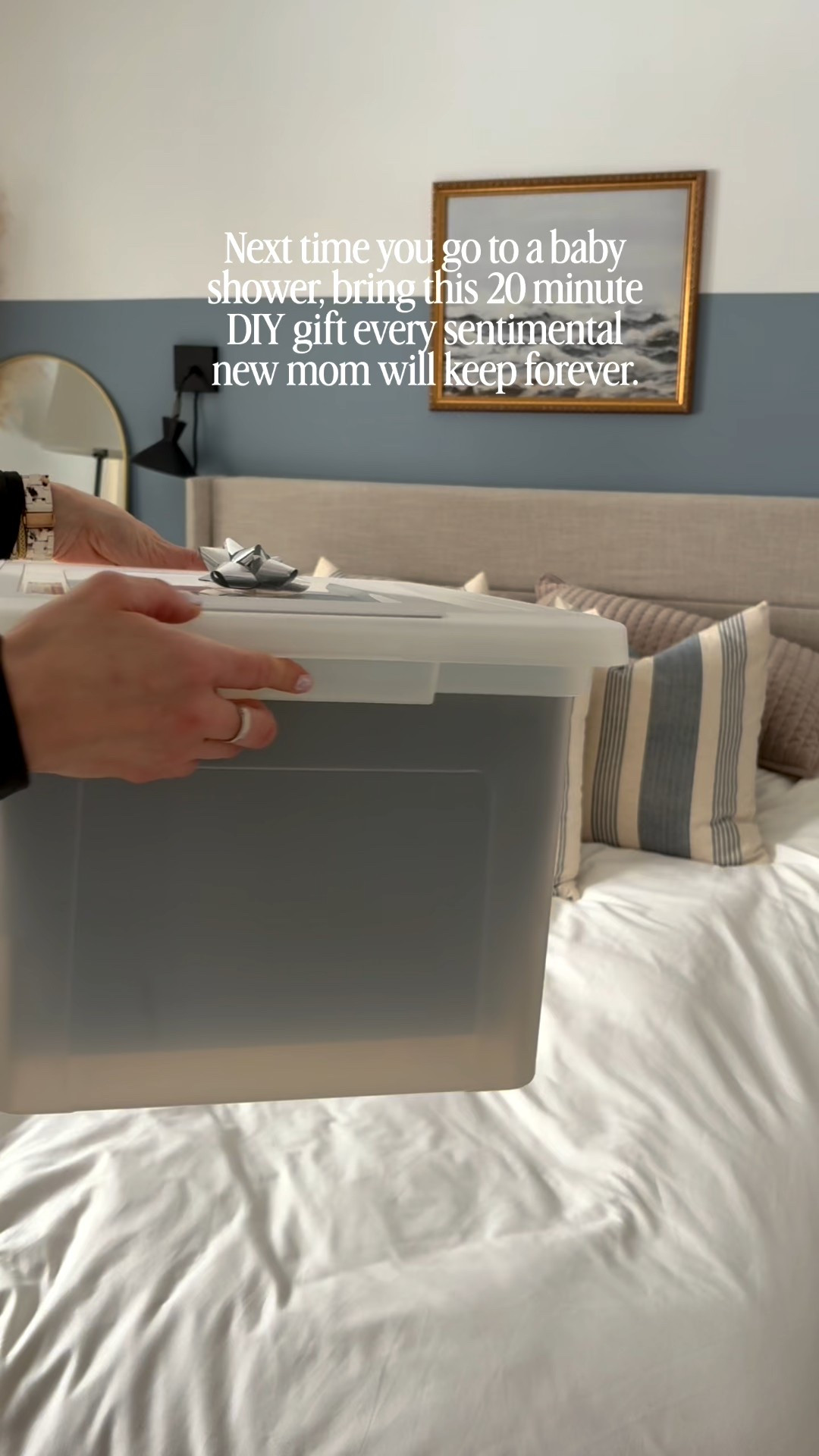 I made these DIY file boxes for each of my kids 🤍
All you need is a simple file box and a label maker.

Create folders for: pregnancy, medical, infant, toddler, preschool… all the way through college.

It’s such a simple gift for moms who want a place to save the sentimental things: ultrasound photos, tiny artwork, report cards, and all the little pieces of childhood you never want to lose.

Now it’s one of my go-to baby shower gifts. You can even add a sticker with the baby’s name on the front - this time they didn’t know the name or gender, so I kept it neutral.

A 20 minute DIY that turns into a lifelong keepsake 🤍

baby shower gift sentimental mom diy keepsake baby memory box file box organization motherhood baby memories new mom gift parenting keepsakes memory organization mom hacks simple systems

#LTKGiftGuide #LTKmomlife #LTKBump