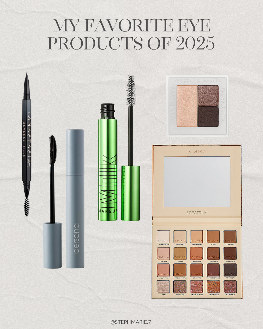 My favorite eye products of 2025! For a full review of each, follow along on YouTube 🎥 StephanieMarie  

 #LTKOver40 #LTKBeauty