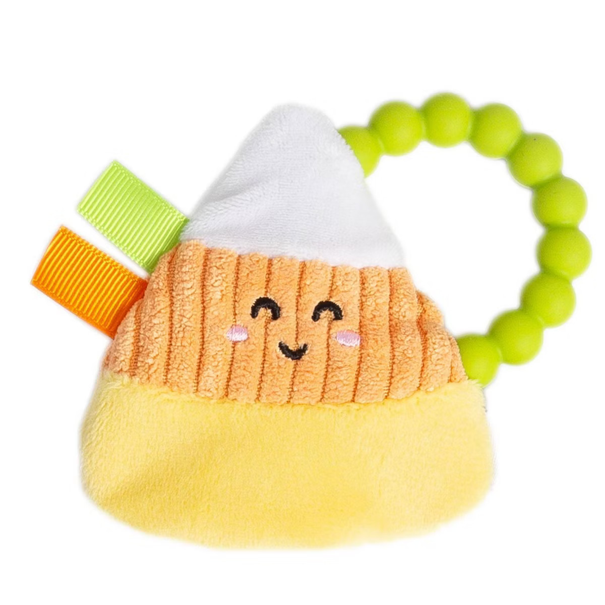 Pearhead Candy Corn Halloween Crinkle Teether Baby Toy - 0m+ | Target