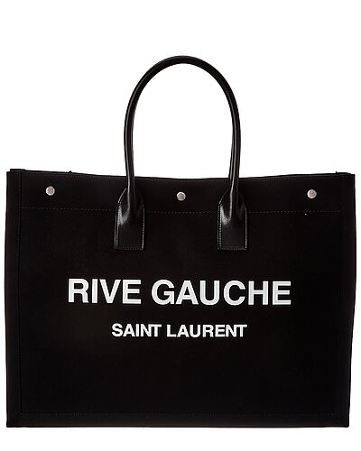 Rive Gauche Large Canvas & Leather Tote | Gilt & Gilt City