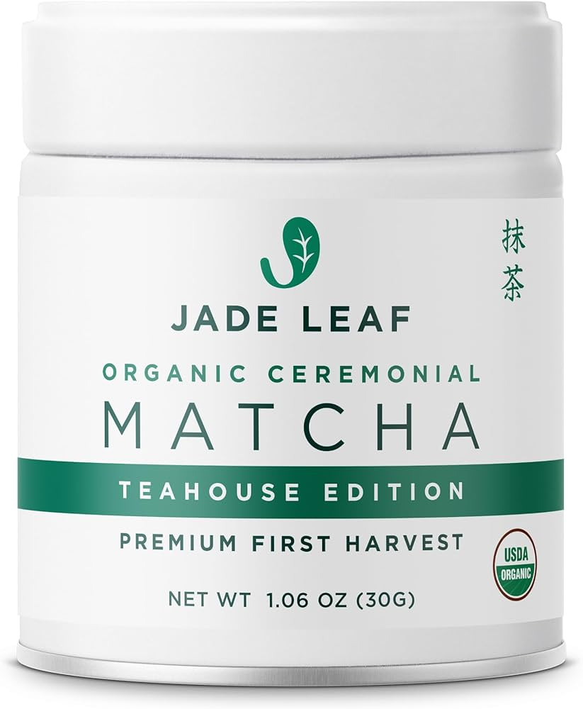 Jade Leaf Matcha Organic Ceremonial Grade Matcha Green Tea Powder - Authentic Japanese Origin - T... | Amazon (US)