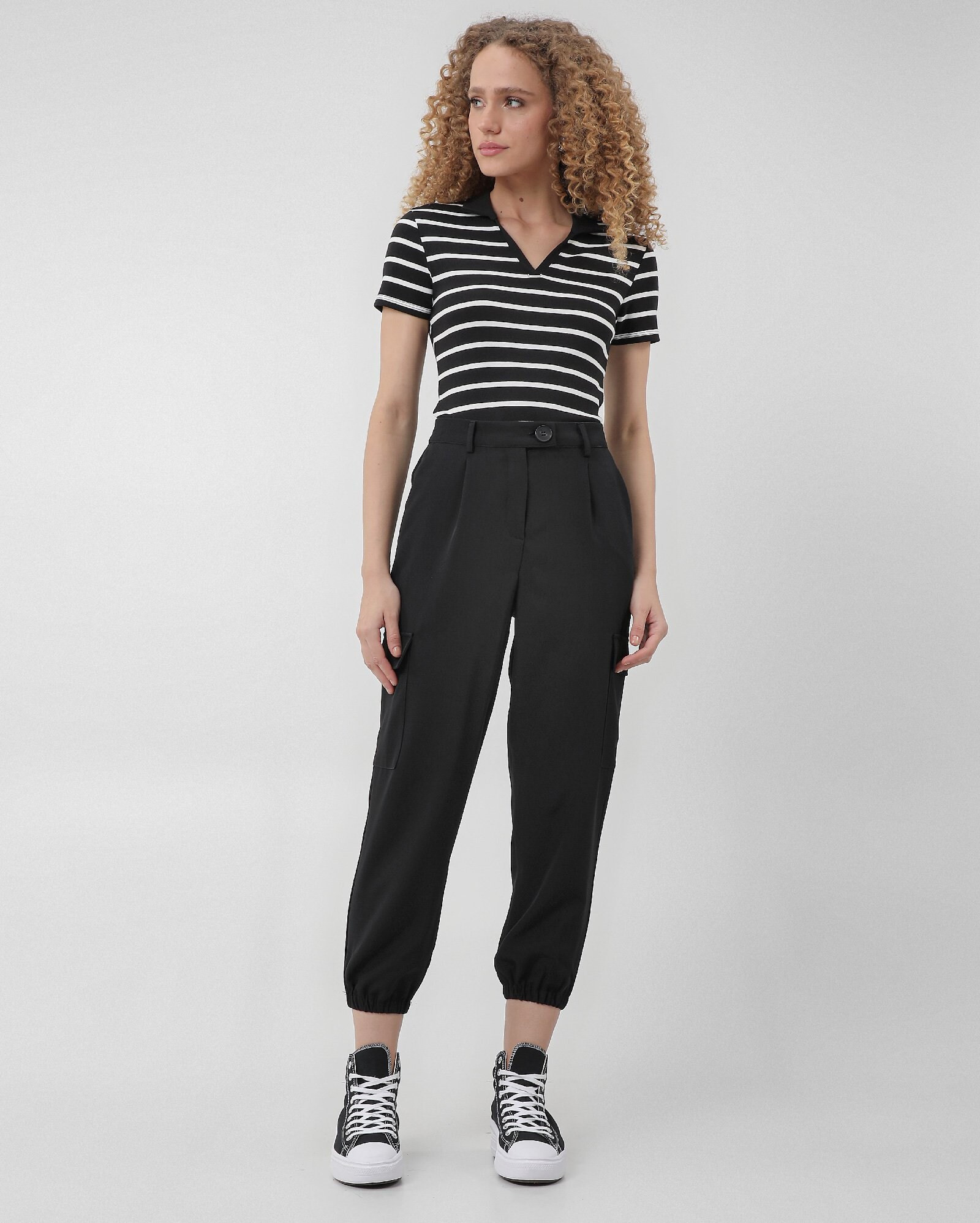 Calça feminina jogger bolso cargo - Preto |  Pool by Riachuelo | Riachuelo (BR)