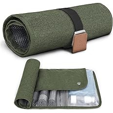 Toiletry Bag for Men, Travel Essentials Travel Toiletry Bag, Water-Resistant Compact Bathroom Rol... | Amazon (US)