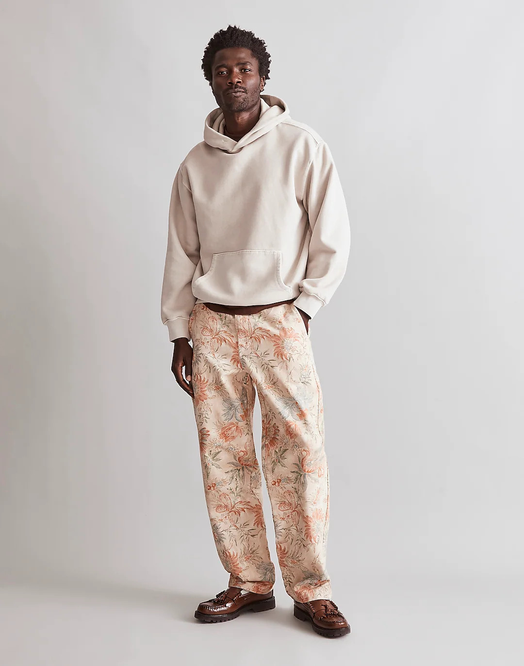 Canvas Vintage Straight Pants in Floral | Madewell